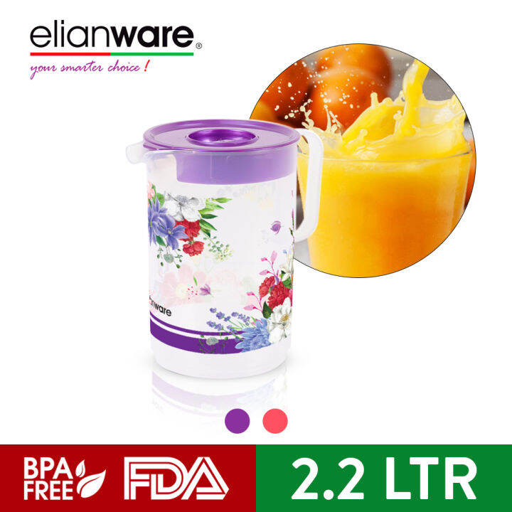 Elianware Ltr Bpa Free Water Jug With Handle Tahan Air Panas