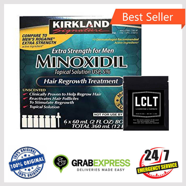 On Hand Kirkland Minoxidil Topical Solution Usp Month Supply