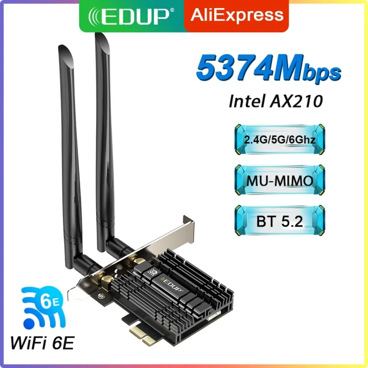 EDUP 3000Mbps Wifi6 PCI E Bluetooth 5 1 Dual Band Gaming Wireless Pcie