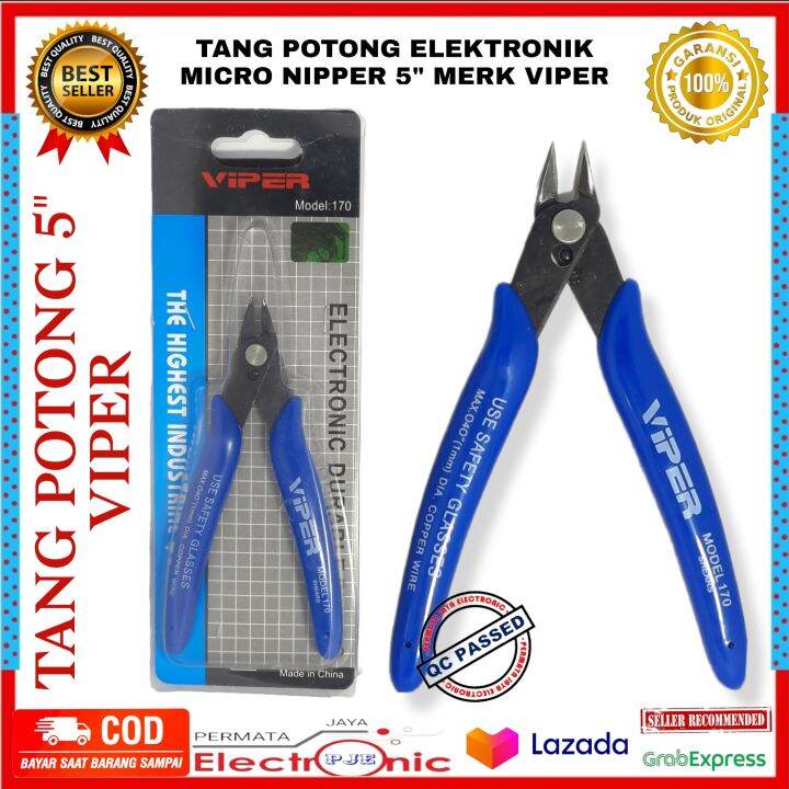 TANG POTONG ELEKTRONIK MICRO NIPPER 5 MERK VIPER Lazada Indonesia