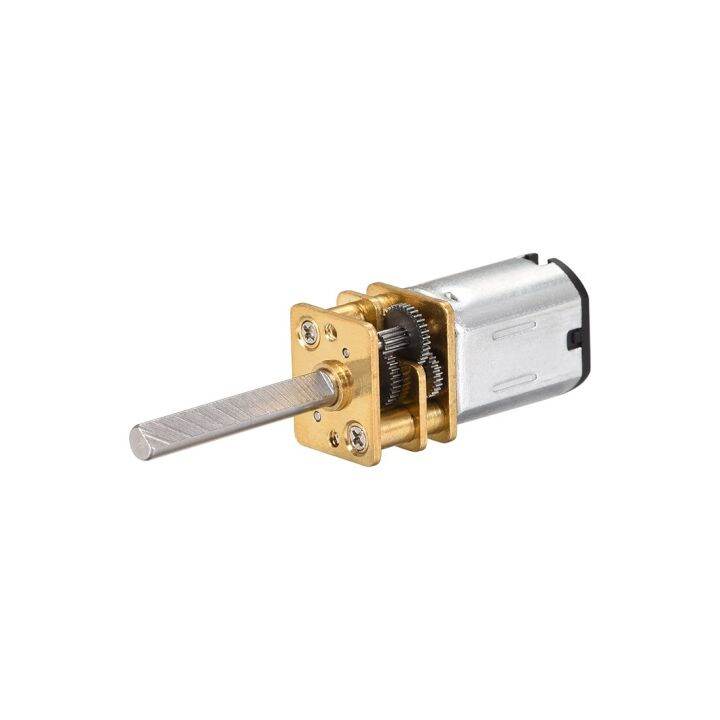 Uxcell Micro Gear Motor Dc V Rpm With Full Metal Gearbox Electric