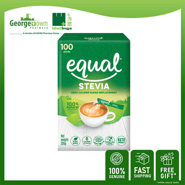 EQUAL STEVIA NO CALORIE SWEETENER STICK 100S Lazada