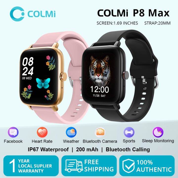 COLMI P8 Max Smart Watch Bluetooth Calling 1 69 Inches Lazada PH