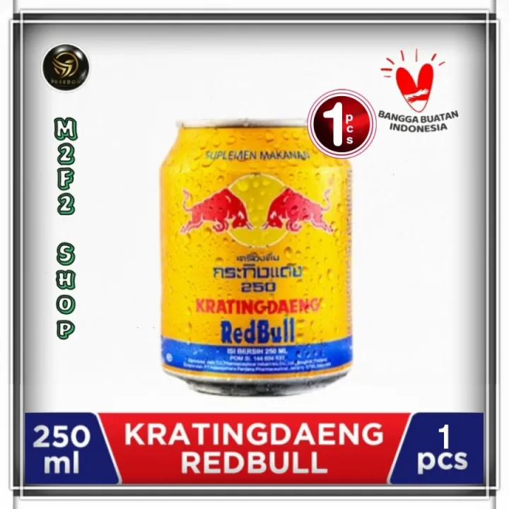 Kratingdaeng Red Bull Gold Can Kaleng Emas Ml Kemasan Satuan