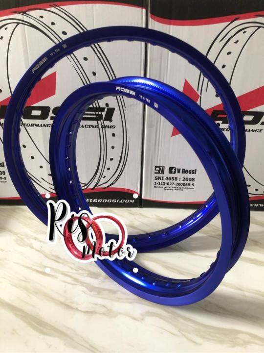 Velg Rossi Ring Hole X Dan X Warna Biru Glossy