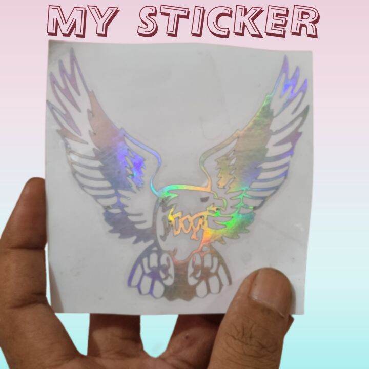 CUTTING STIKER LOGO BURUNG ELANG RAJAWALI STICKER EAGLE Variasi