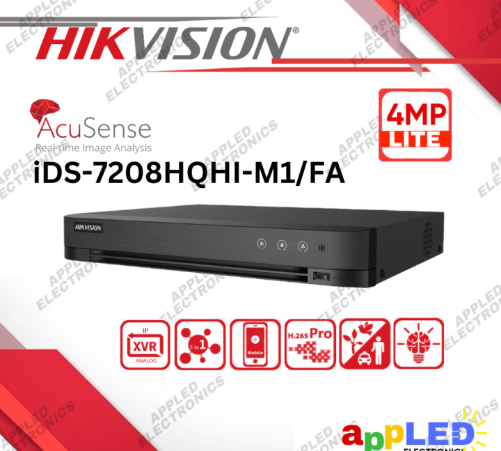 Hikvision Ids Hqhi M Fa Acusense Ch Mp Lite H Pro Dvr With