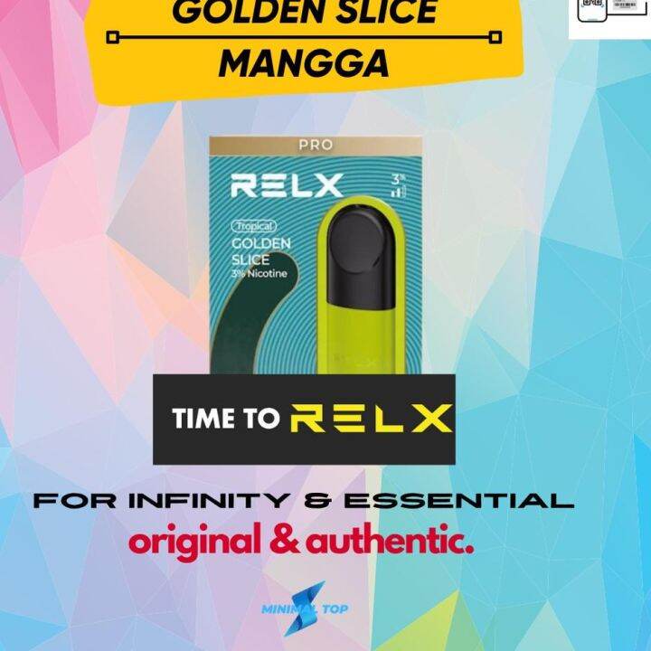 Relx Golden Slice Flavor Relx Refill Pod Infinity Original Lazada Ph