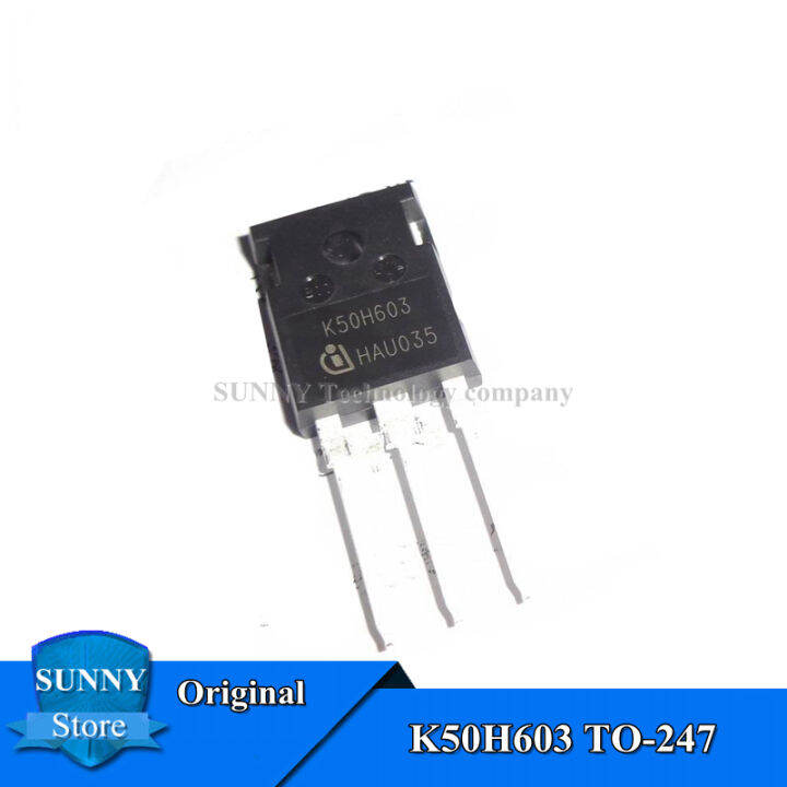 2Pcs Original K50H603 TO 247 IKW50N60H3 TO247 50A 600V IGBT Transistor