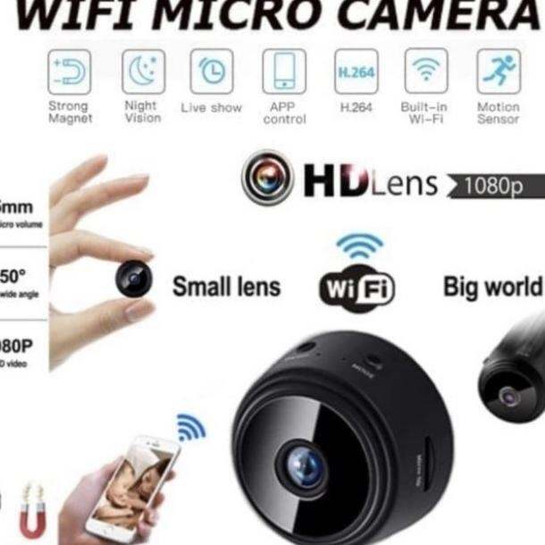 Ip Cam A Mini Spy Wifi Hd Mp Smart Cctv Wireless Camera Pengintai