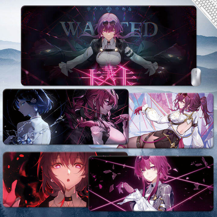 Kafka Mouse Pad Honkai Star Rail Table Pad Anime Silver Wolf Animation