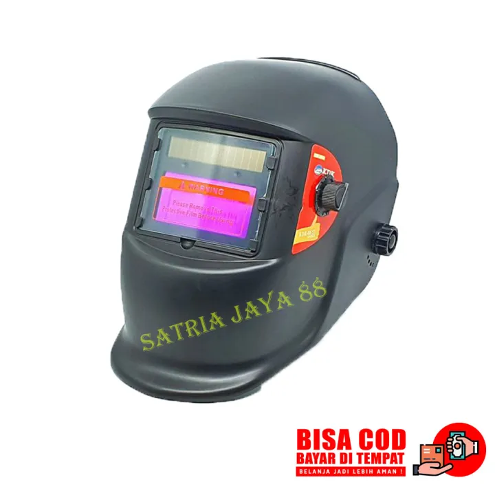 Helm Las Auto Darkening Solar Welding Helmet Helmet Las Lisrik