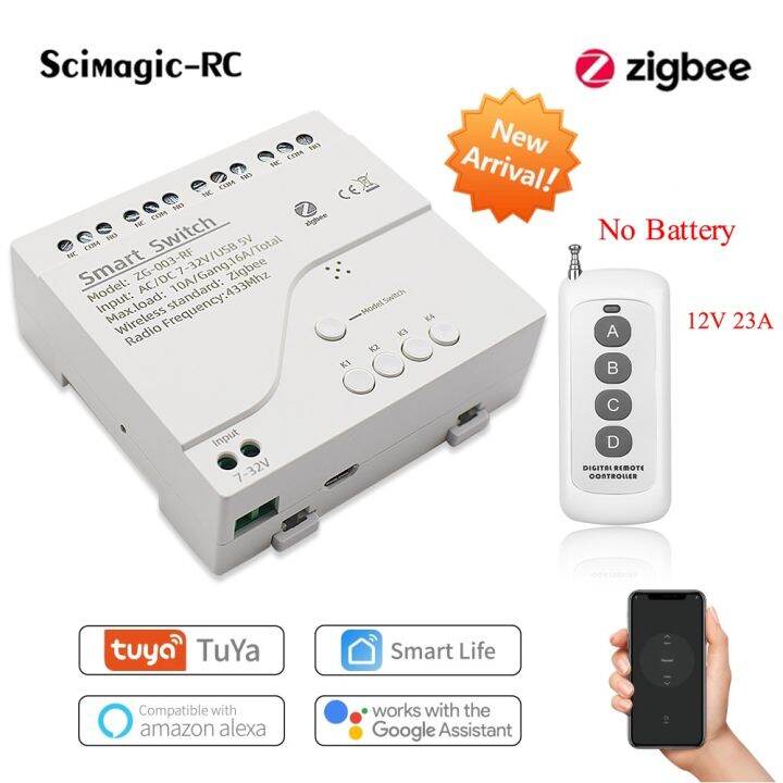 HOT 2023 Zigbee Smart Remote Control Wifi Wireless Switch Tuya Module