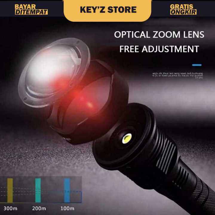 Xlamp Senter Led Flashlight Usb Rechargeable Xhp Jhs X Monster