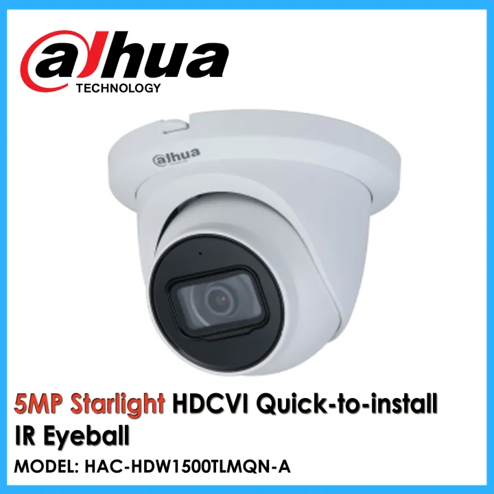 Starlight Camera HDCVI Quick To Install Eyeball 5MP IR Lazada PH