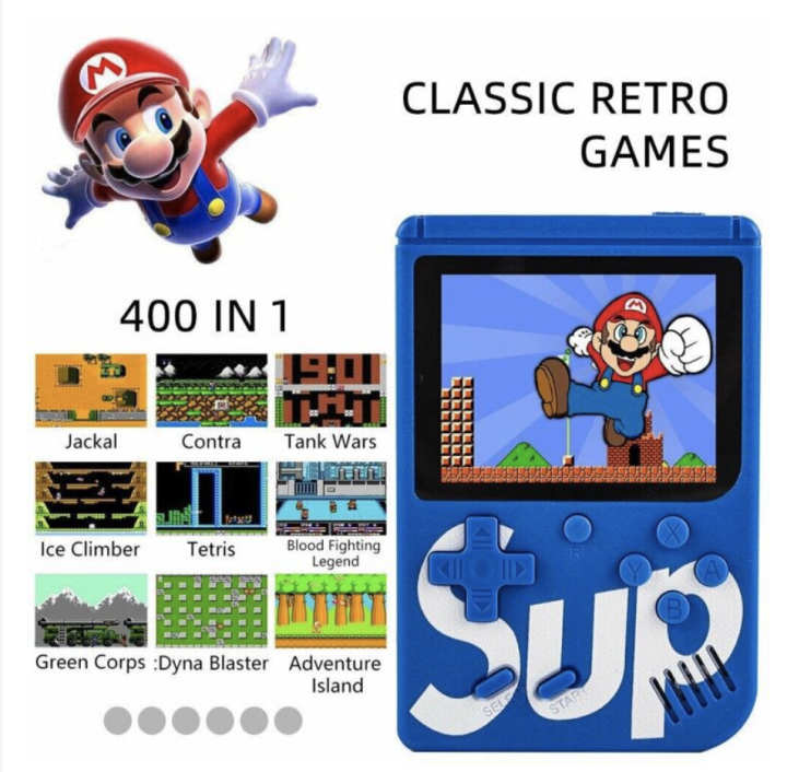 NEW 2019 SUP Built In 400 Classic Games Mini TV Handheld Game Box