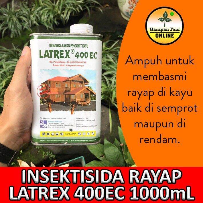 Latrex 400EC Original 1000mL Insektisida Rayap Cair Lazada Indonesia