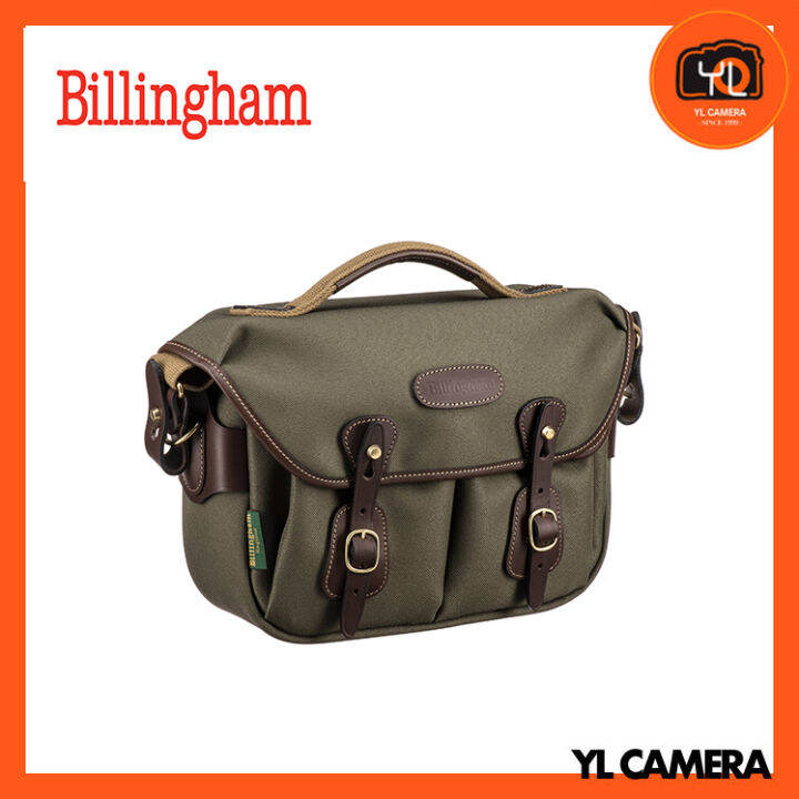 Billingham Hadley Small Pro Shoulder Bag Sage FibreNyte Chocolate