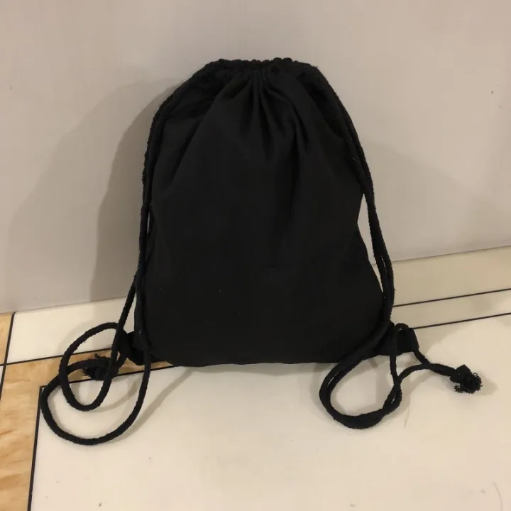 10pcs Thick Canvas Katsa Drawstring Bag Back Pack String Bag Backpack