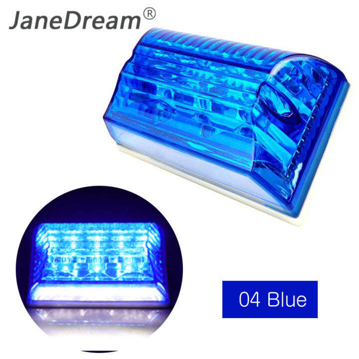 JaneDream 1PC 24V 5 LED Side Marker Lights Car Lights Warning Tail