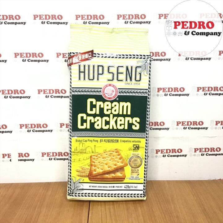 Hup Seng Cream Crackers Biskuit Asin 428 Gram Lazada Indonesia