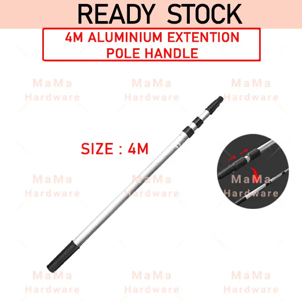 4M Aluminium Paint Rod Handle Stick Batang Cat Tangkai 4m Aluminium