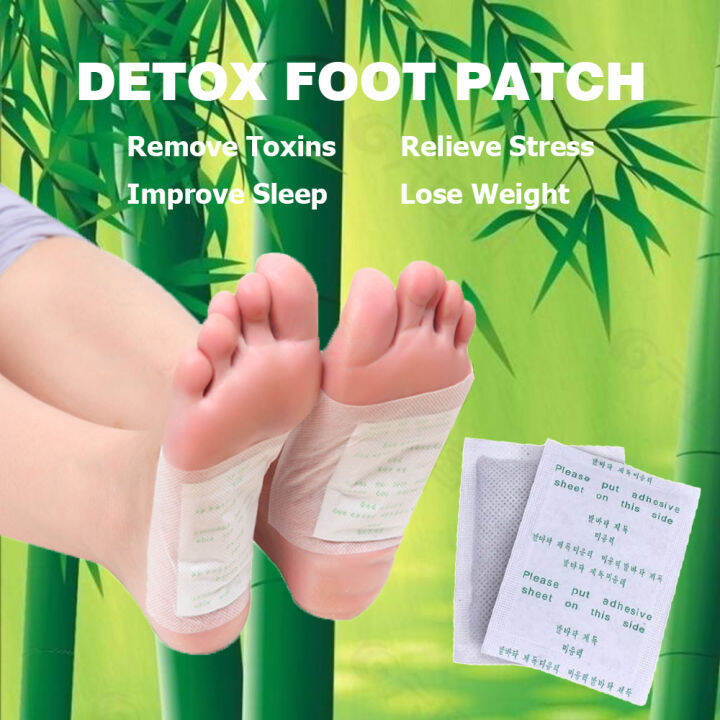 Pcs Lot Detox Foot Patch Bamboo Foot Pads Slimming Foot Patches