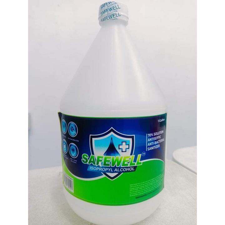 Gallon Solution Safewell Isopropyl Alcohol Lazada Ph