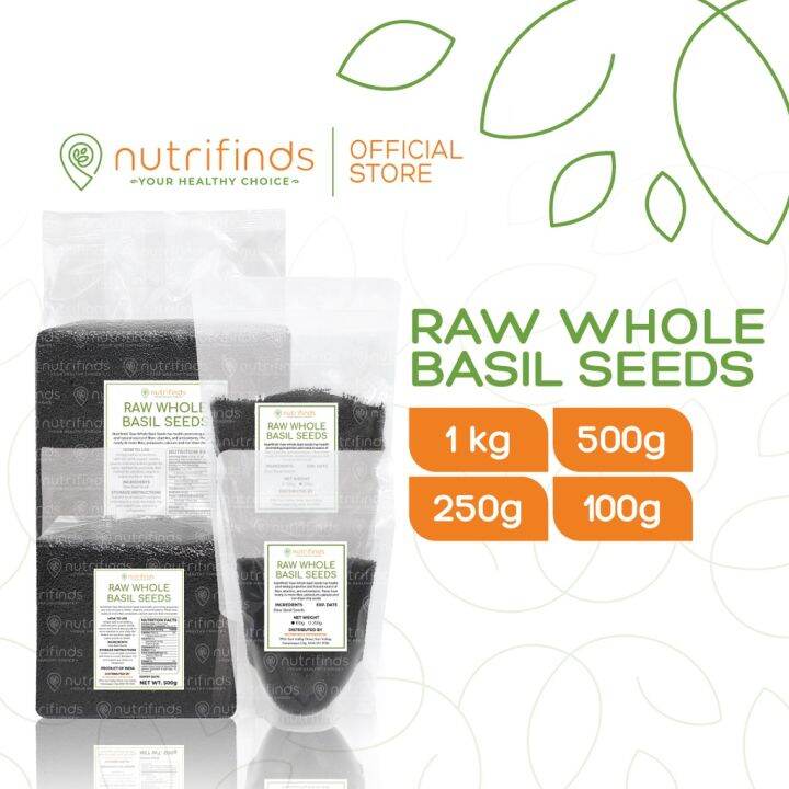 Nutrifinds Raw Whole Basil Seeds Lazada Ph