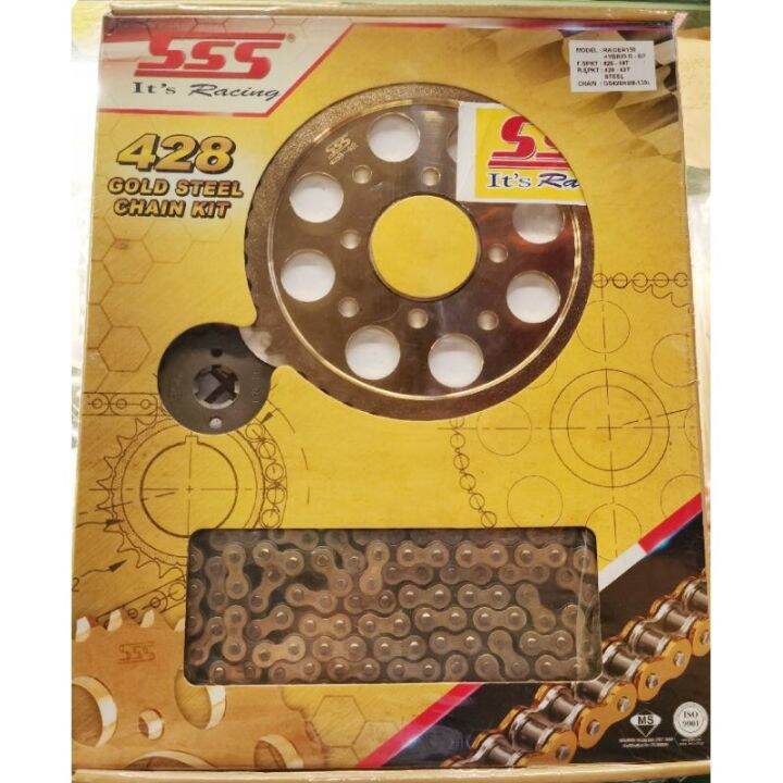 Sss Chain Set Steel Gold Raider Fi Raider Old And New Lc