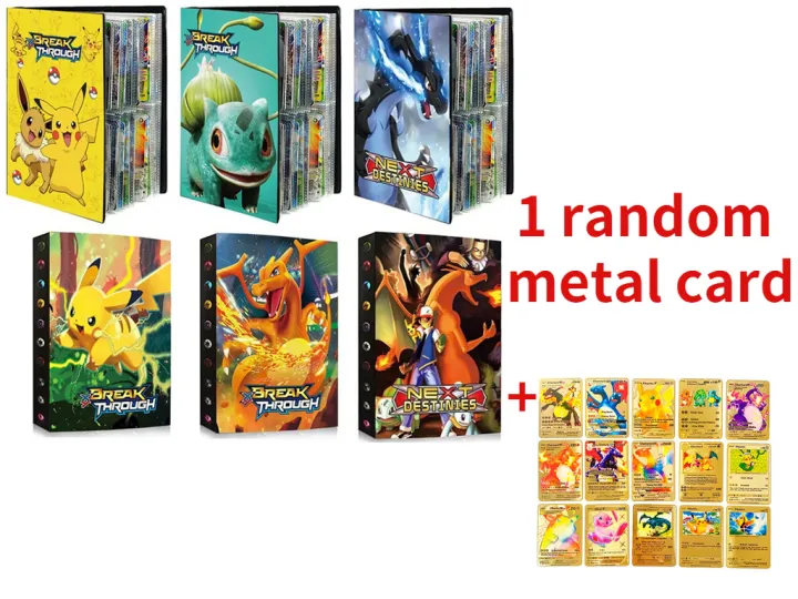 Pokemon Cards Album Book Cartoon Takara Tomy Anime New Pcs Game Card