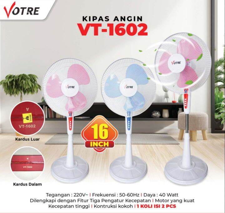 Kipas Angin Advance Vt Votre Stand Fan Kipas Angin Berdiri Inch