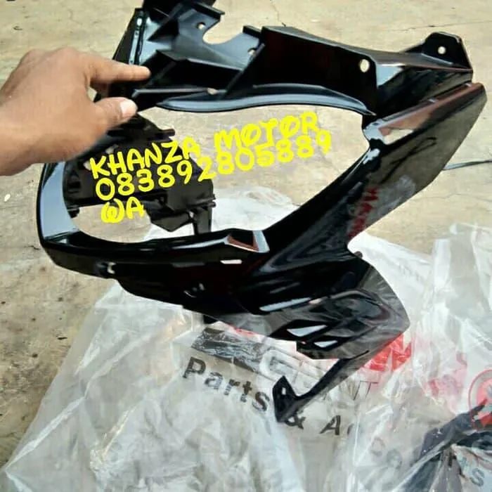 Cover Tameng Depan Xeon Gt Hitam Original Yamaha Lazada Indonesia