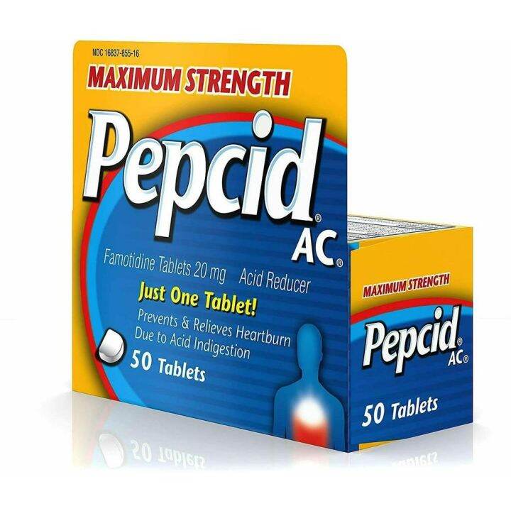 Pepcid Ac Maximum Strength Mg Acid Reducer Tablets Lazada Ph