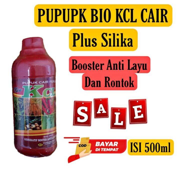 Pupuk Bio Kcl Cair Plus Silika 500ml Mencegah Daun Layu Kuning Pada