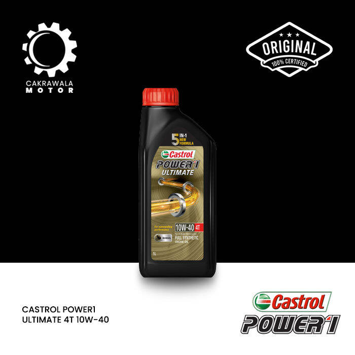 Oli Mesin Motor Castrol Power1 Ultimate 4T 10W 40 Lazada Indonesia