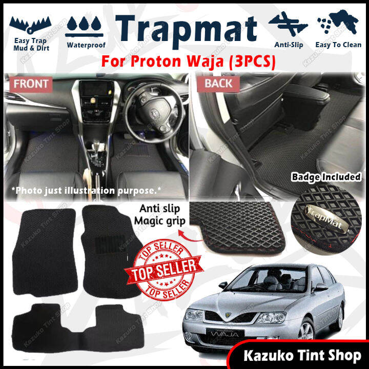 For Proton Waja Monocross Carmat Trapmat Carpet Kereta Karpet Floormat