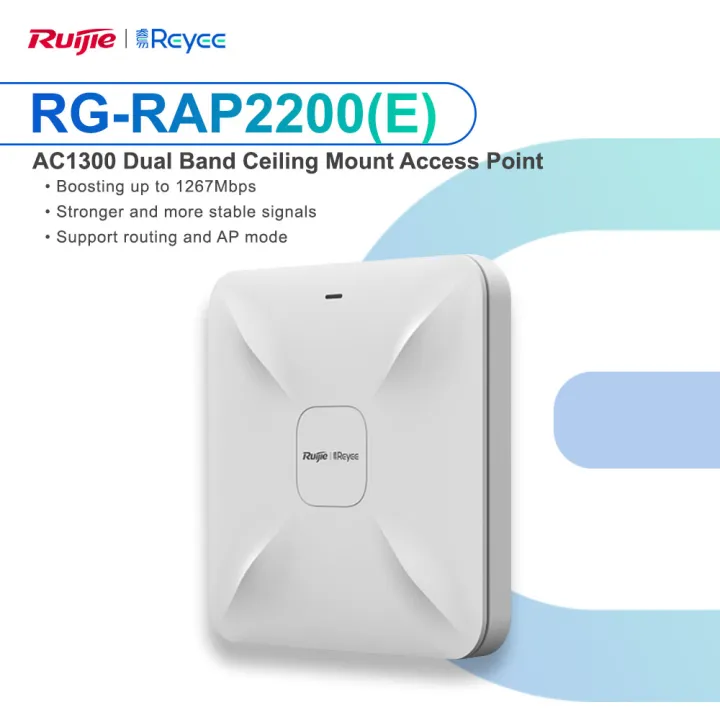 Reyee RG RAP2200 E AC1300 Dual Band Ceiling Mount Access Point