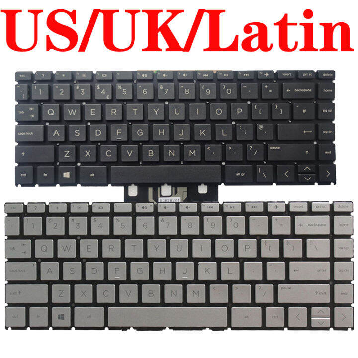 USUKLALatin Laptop Keyboard For HP Pavilion X360 14 CK 14 CD 14 CE 14