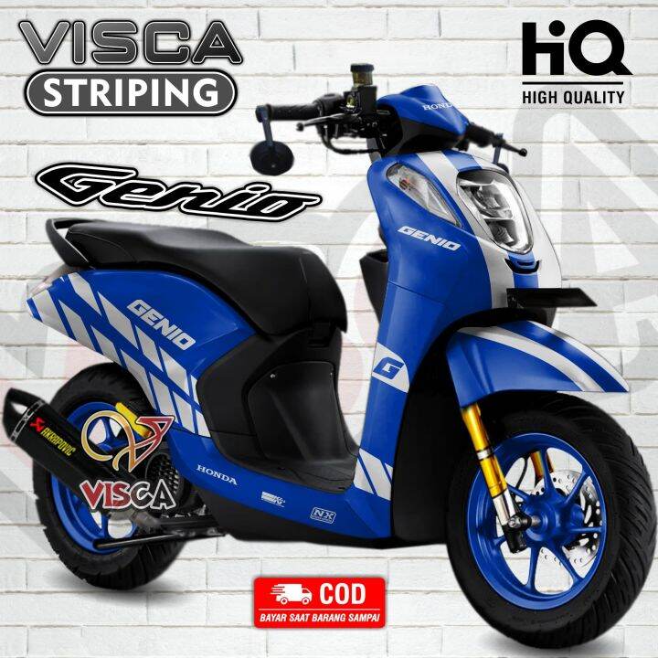 Stiker Striping Honda Genio Full Body Variasi Simple Lazada Indonesia