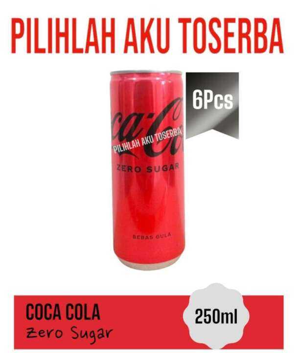 Coca Cola Zero Sugar Kaleng Can Ml Harga Kaleng Lazada