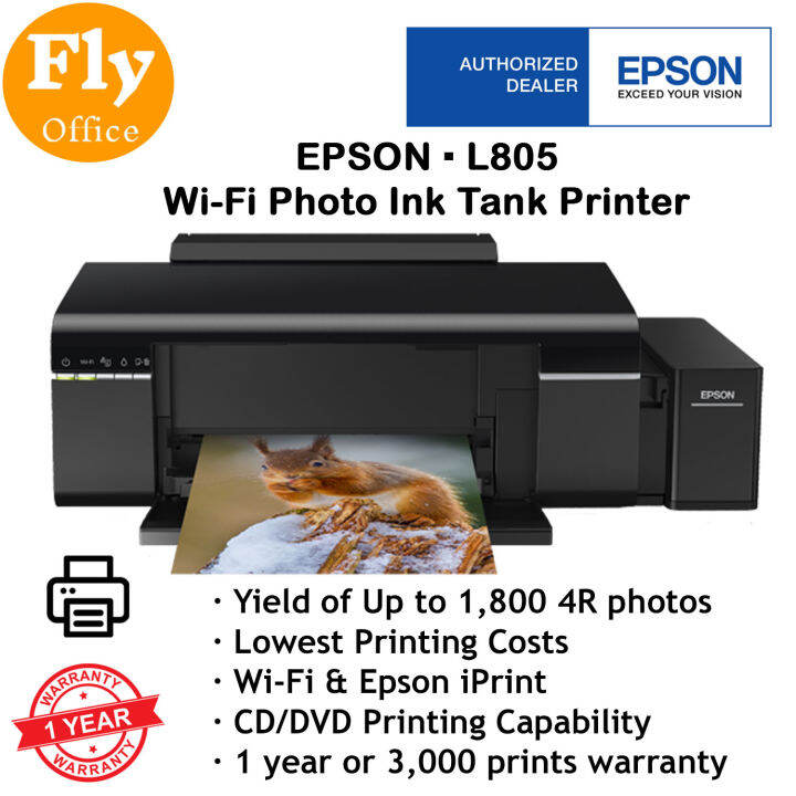 Epson L Print Wi Fi Colour Photo Original Ink Tank System