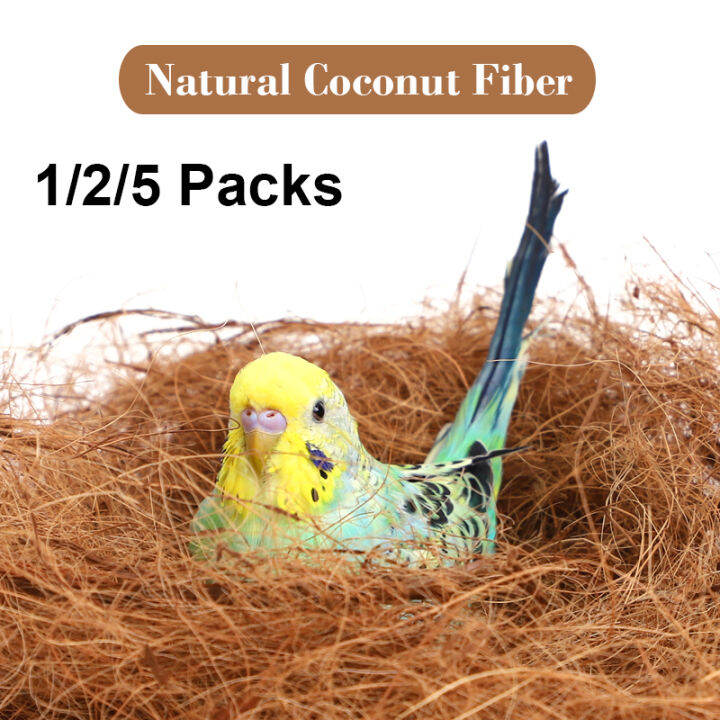 Birds Canaries Sterilized Natural Coconut Fiber Palm Silk Bird Nesting