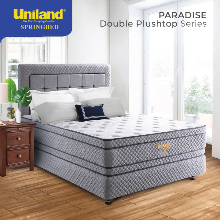 Kasur Uniland Springbed Paradise Double Plushtop Size X Bedset