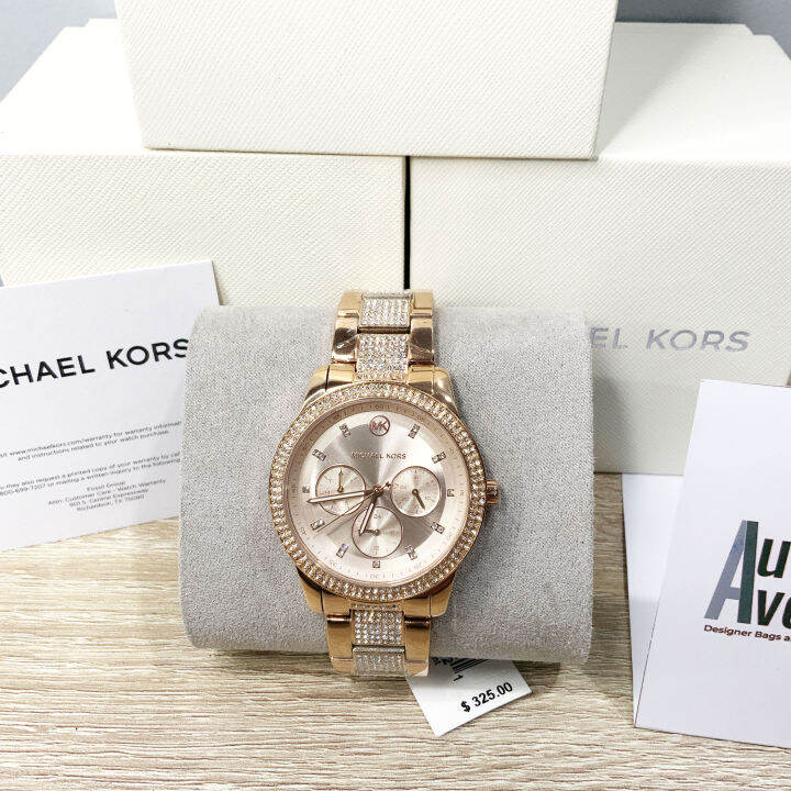 Michael Kors Tibby Mk Multifunction Rose Gold Tone Stainless Steel