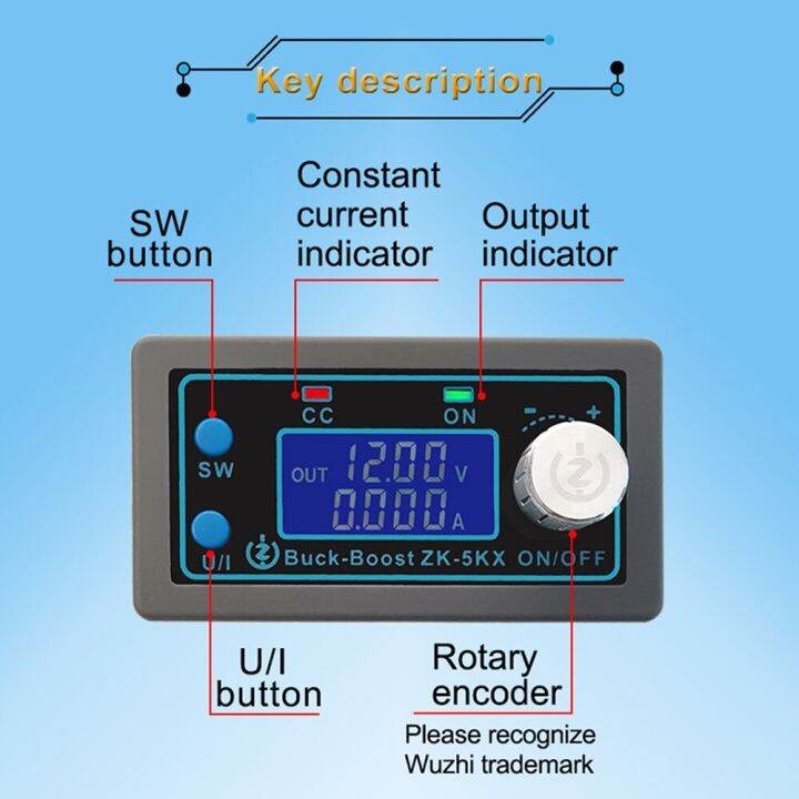 Dc Dc Buck Boost Converter Zk Kx Cc Cv V A V V V V W