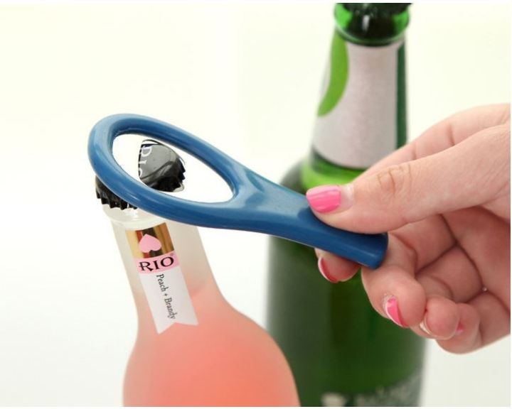 Pembuka Tutup Botol Kaleng Stainless Warna Mini Bukaan Bottle Opener