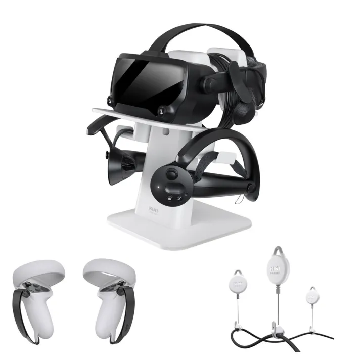 Kiwi Design Upgraded Vr Stand Headset Display And Controller Holder