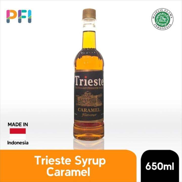 Syrup Trieste Caramel Flavour Ml Sirup Caramel Lazada Indonesia