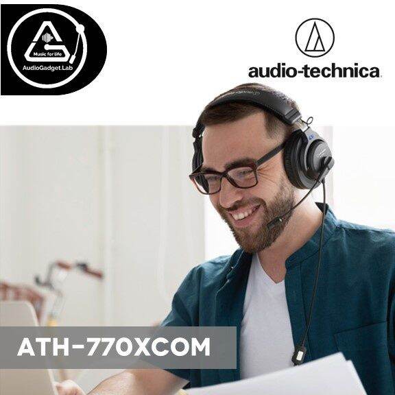 Audio Technica ATH 770XCOM High Fidelity Closed Back Dynamic Headphones